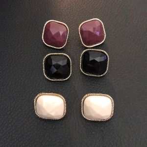 3 Pairs of Earrings
